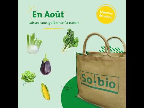 Le calendrier des fruits et légumes d'août !