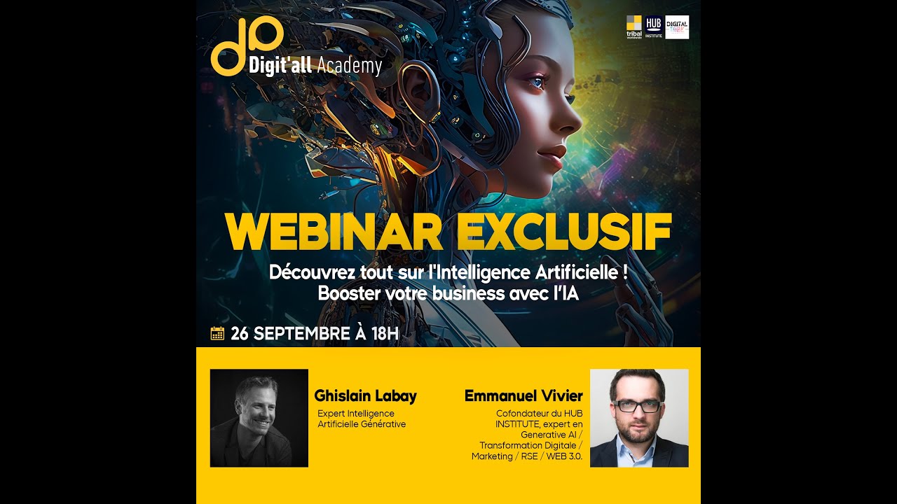 🚀 Webinar Exclusif : Boostez votre business avec l'IA !
