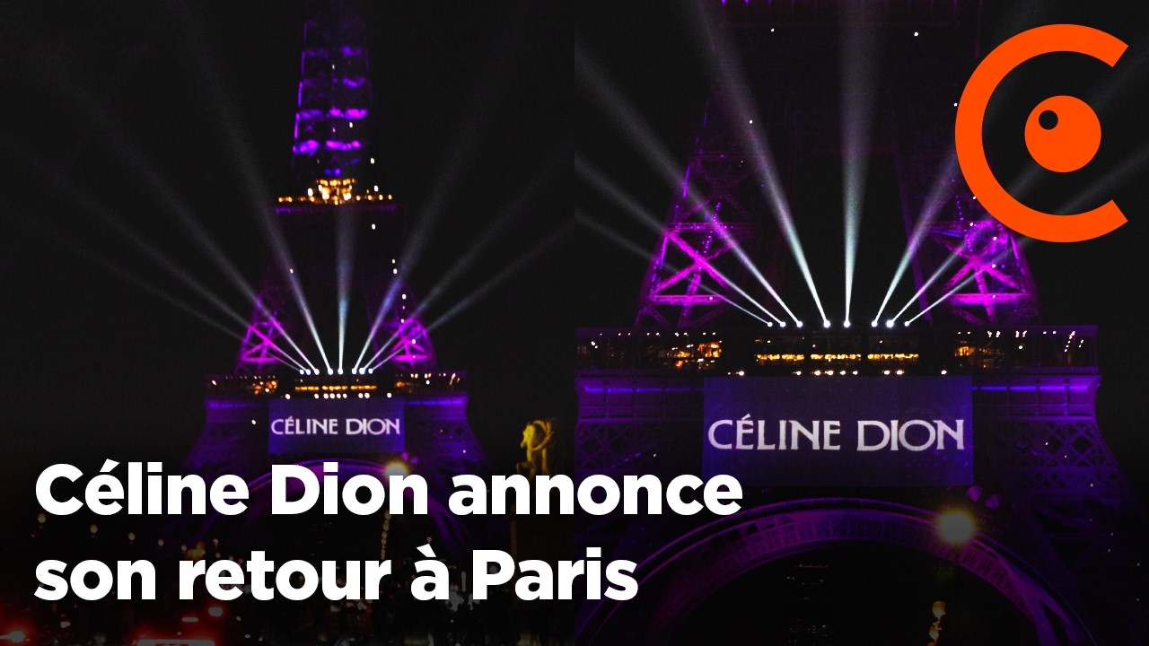 Céline Dion annonce son retour sur scène à Paris avec un show sur la Tour Eiffel - Concerts 2026