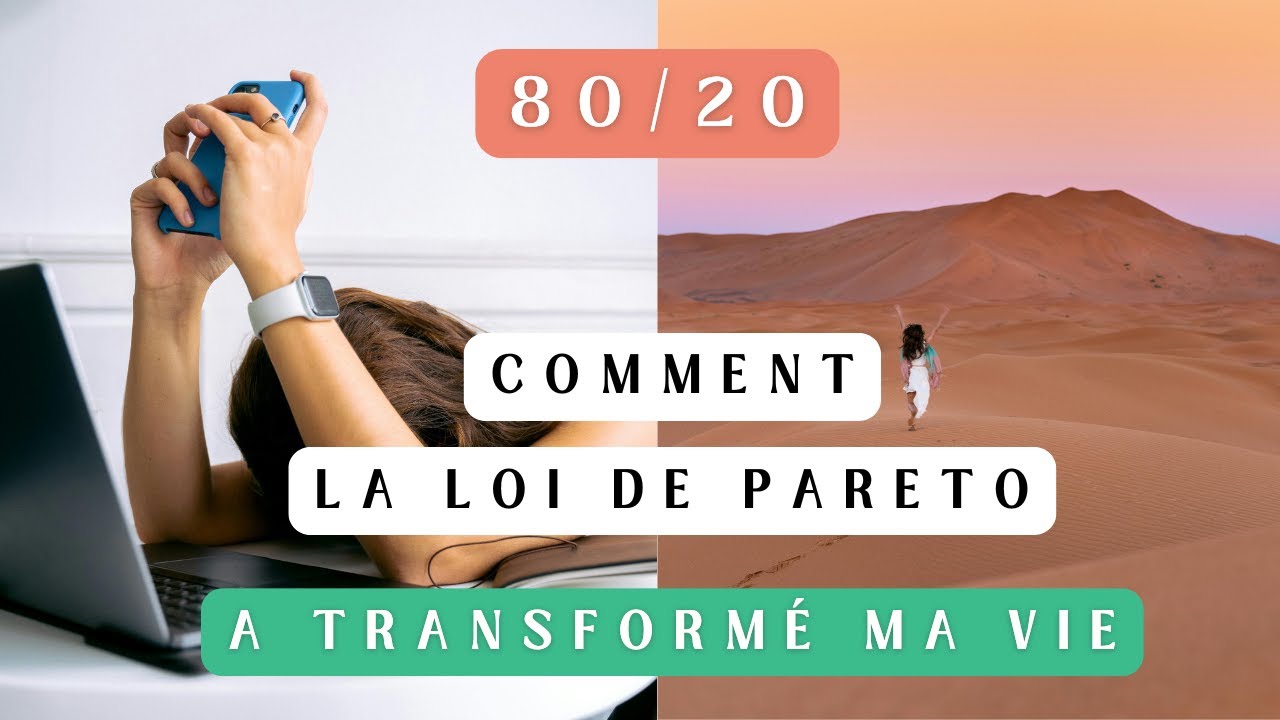 80/20 : Comment la loi de Pareto a transformé ma vie (5 applications concrètes)