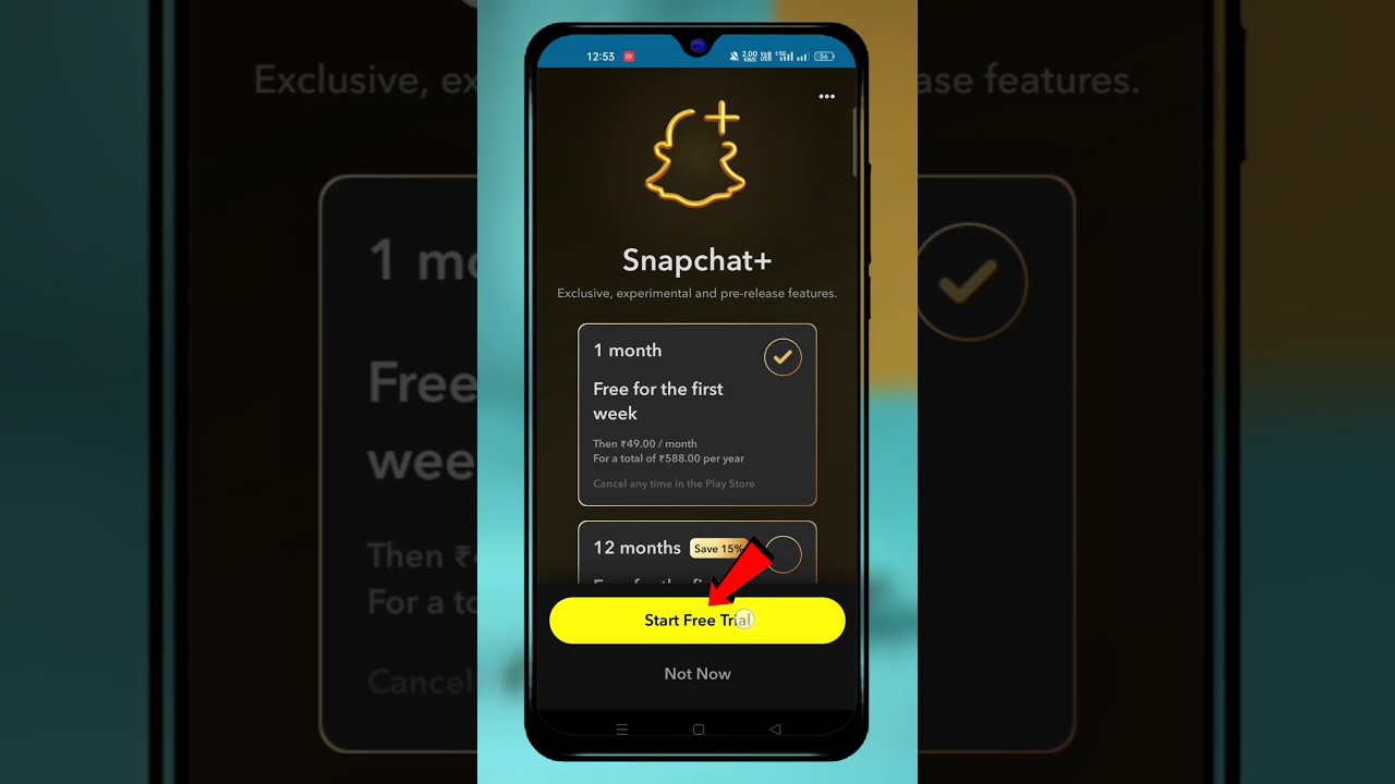 How To Get Subscription On Snapchat Plus 😎 Snapchat Plus Features #shorts