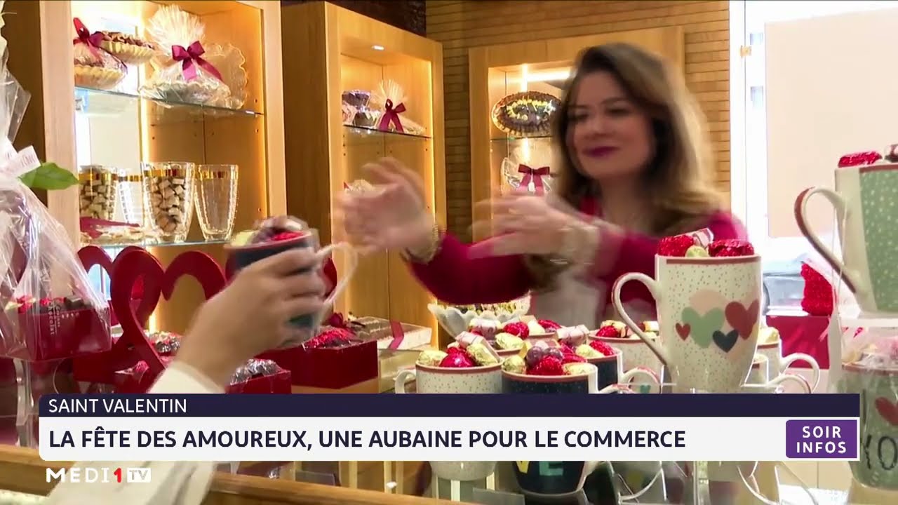 Saint-Valentin : la fête des amoureux, une aubaine pour le commerce