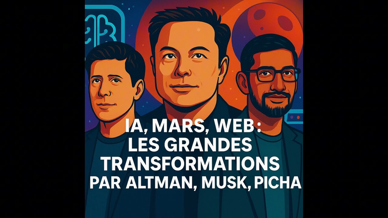 IA, Mars, Web : Les Grandes Transformations par Altman, Musk, Pichai