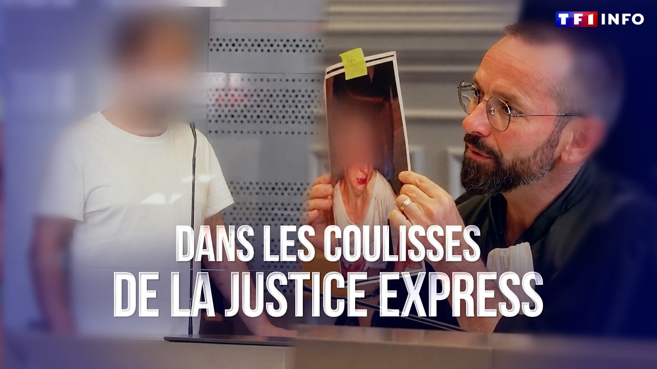 Arrêtés le matin, jugés le soir : immersion dans la justice express !